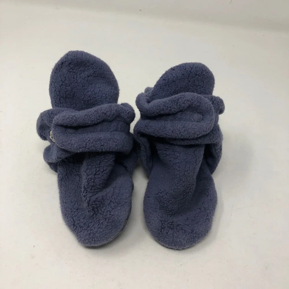 Zutano Bootie Bundle Unisex 12M 18M Baby Multi Color Fleece Organic Cotton Snaps